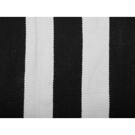Dywan zewnętrzny 160 x 230 cm czarno-biały TAVAS