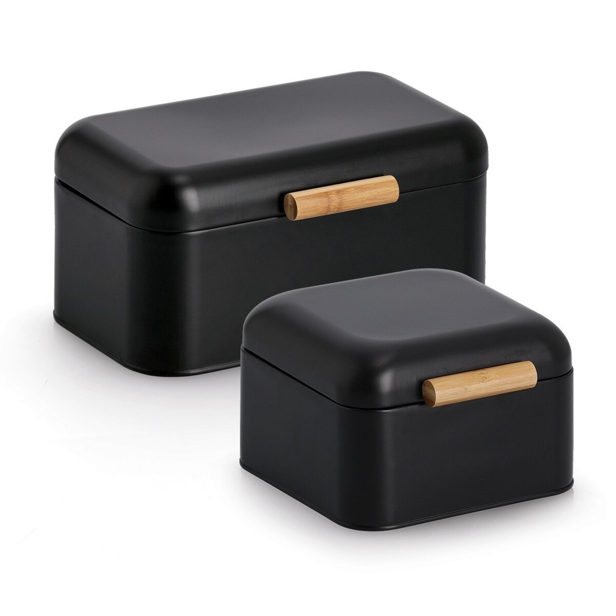 Chlebak metalowy 30,5x20,5x15,2 cm ZEPHIR czarny