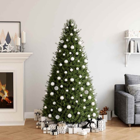 vidaXL Zestaw bombek, 100 elementów, biały