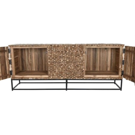 Komoda z drewna tekowego 82x200x45 cm IVICA