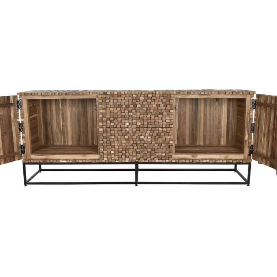 Komoda z drewna tekowego 82x200x45 cm IVICA