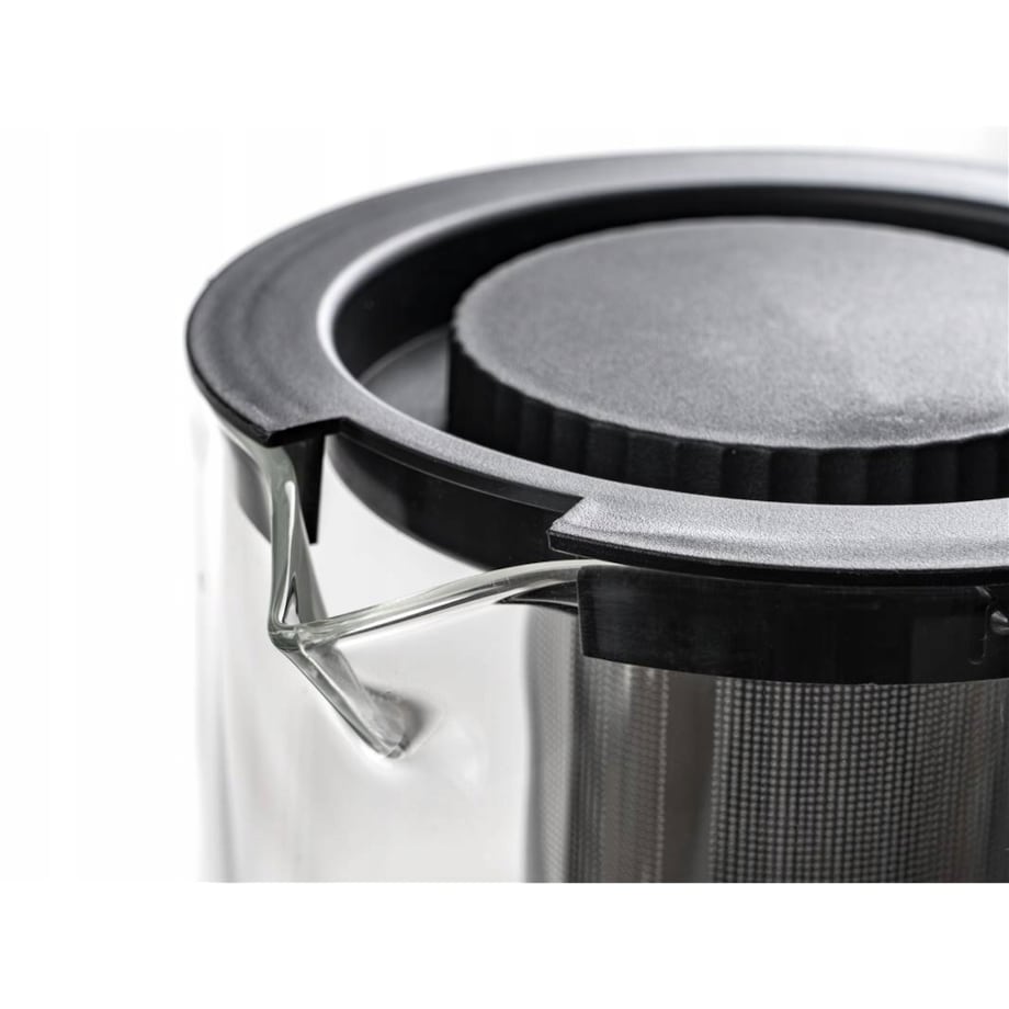 DZBANEK SZKLANY Z ZAPARZACZEM 2,5 L banquet sitko na herbatę zioła napoje