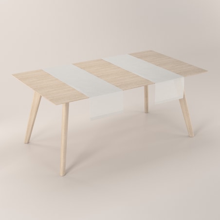 Bieżnik prostokątny 40x130 biały