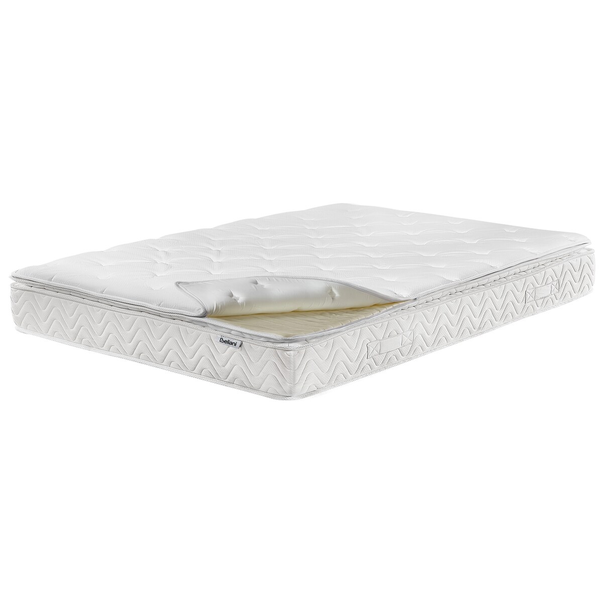 Materac kieszeniowy z pianką termoelastyczną AURA HYBRID PRO H2/3 średnio twardy 160 x 200 cm