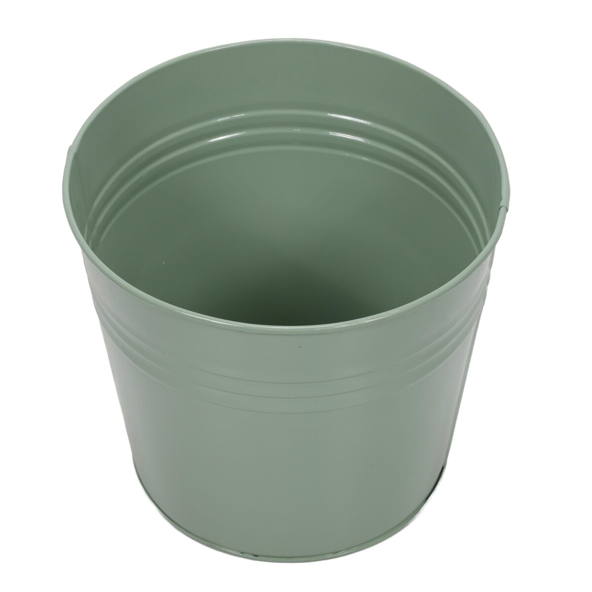 Cynkowa osłonka na doniczkę, 17 x 15 cm