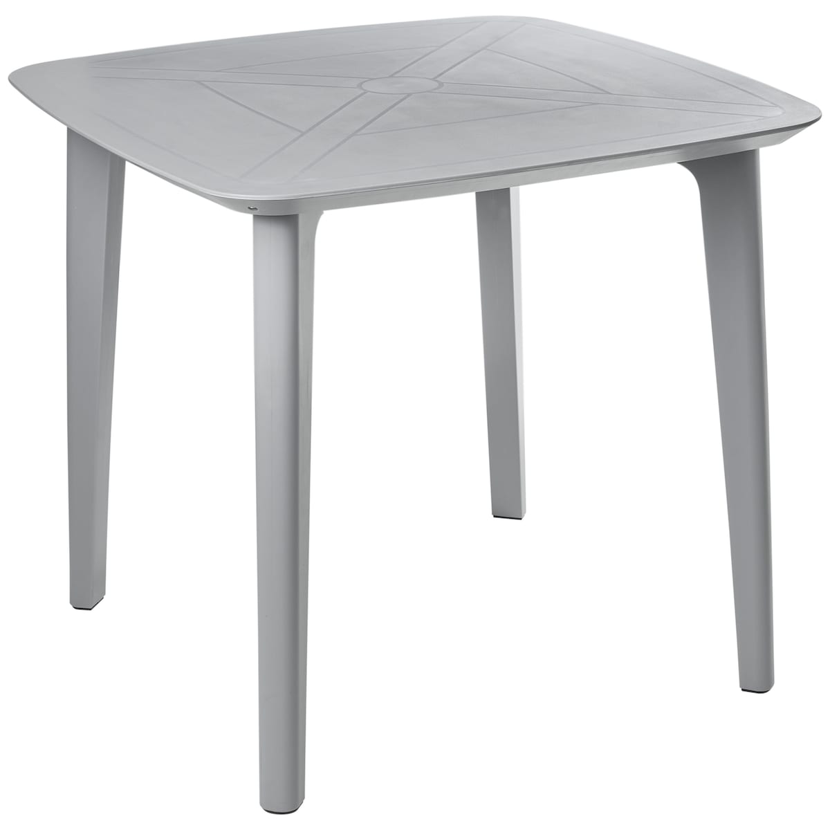 Stół ogrodowy SORICO 86 cm 86 cm Szary