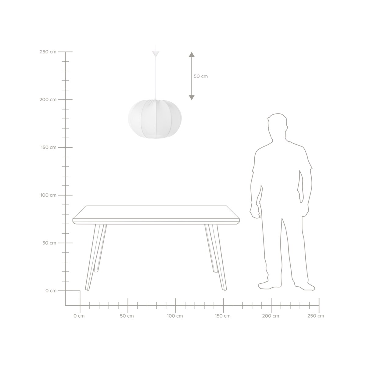 Lampa wisząca MARIARA Materiał syntetyczny Biały