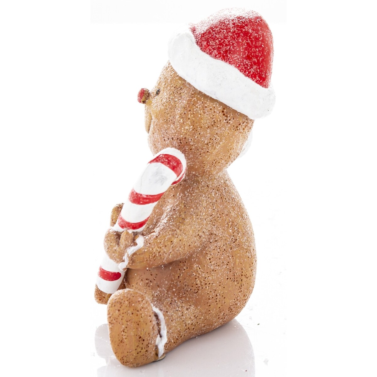 Dekoracja - Miś jako piernikowy ludzik 9x8,5x4,5 cm ZENZERO