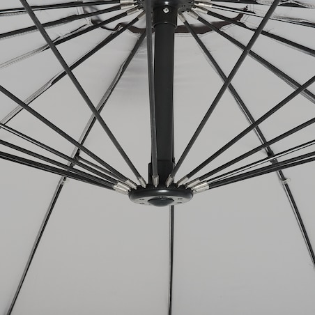 Parasol ogrodowy na wysięgniku 268 cm CALABRIA II Jasnoszary