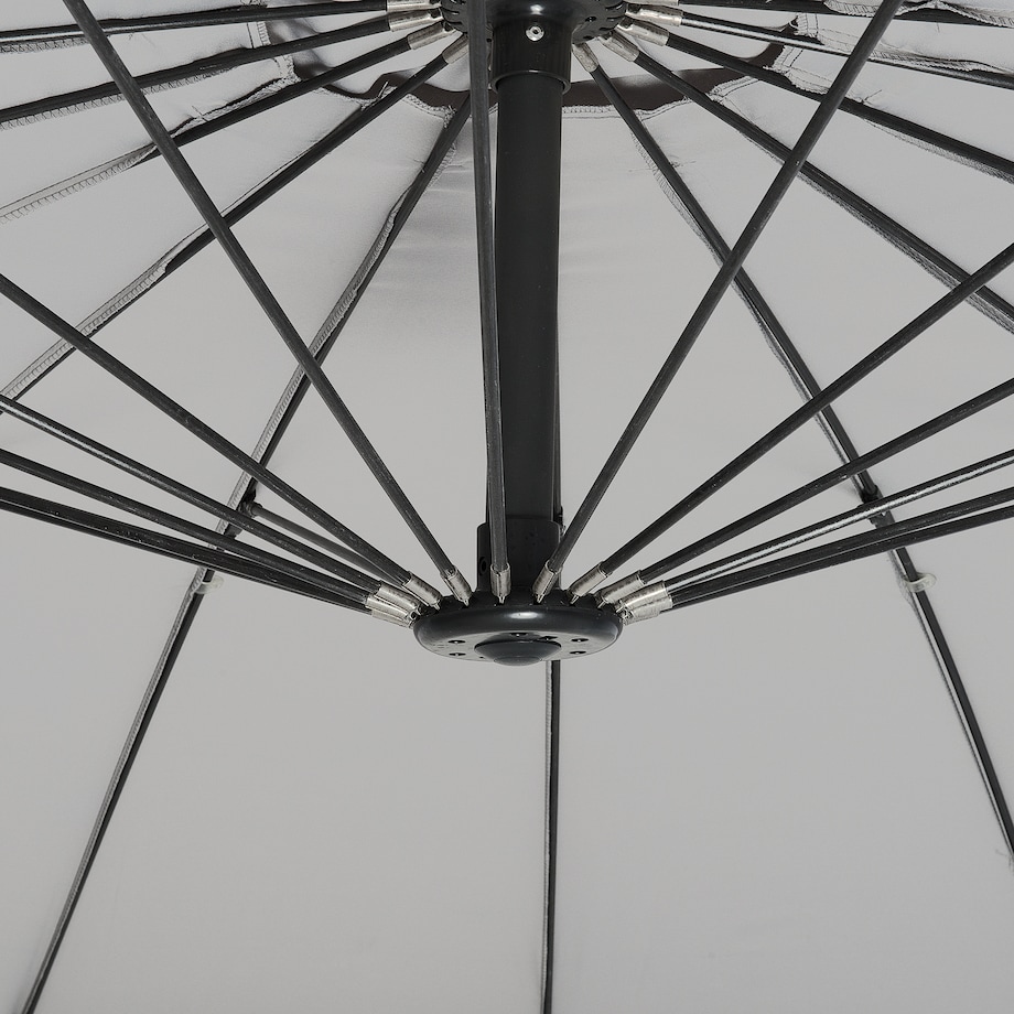 Parasol ogrodowy na wysięgniku 268 cm CALABRIA II Jasnoszary
