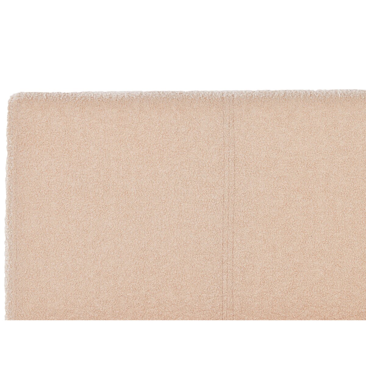 Łóżko wysuwane boucle 80 x 200 cm brzoskwiniowe MARMANDE