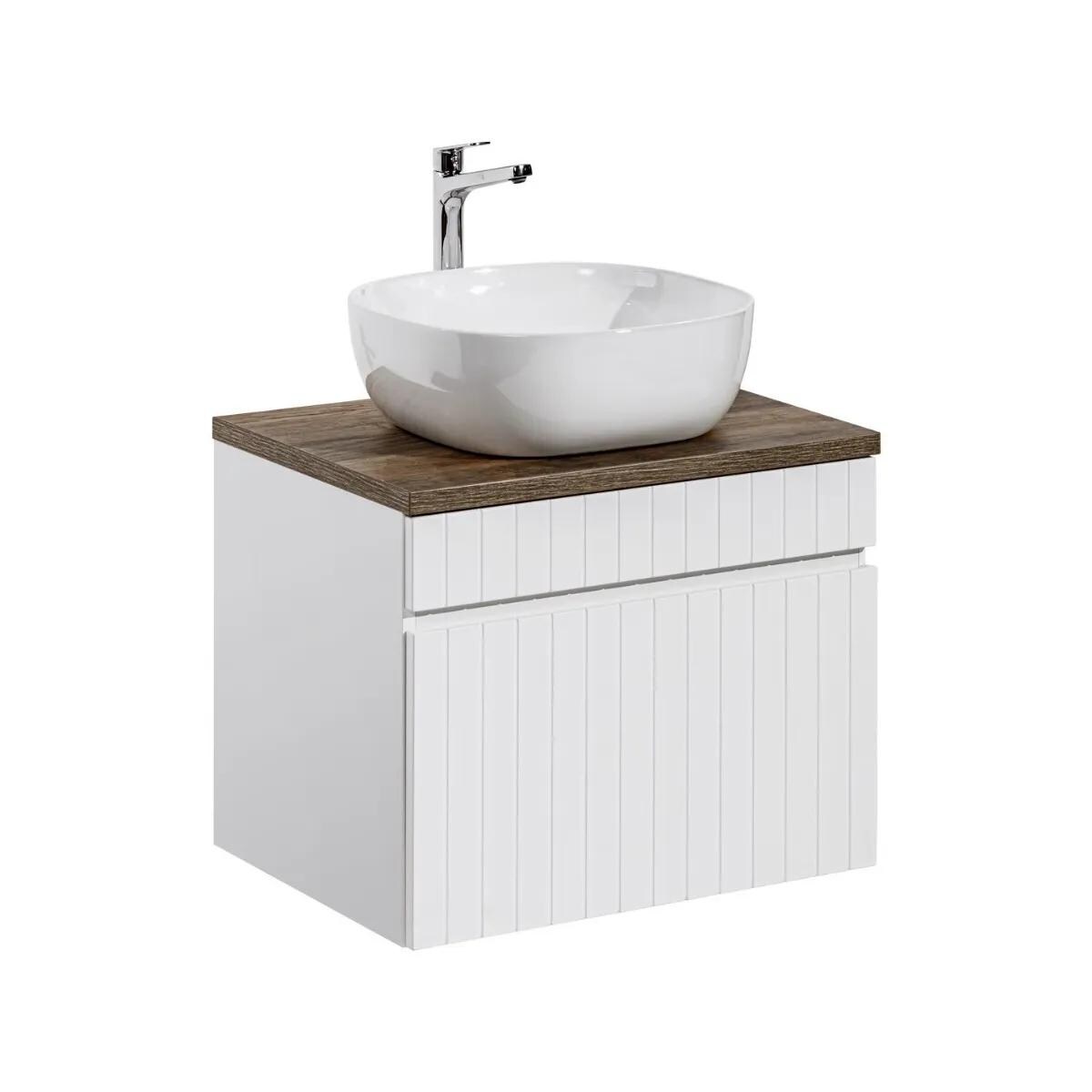 Szafka pod umywalkę ICONIC WHITE 82 60cm biała