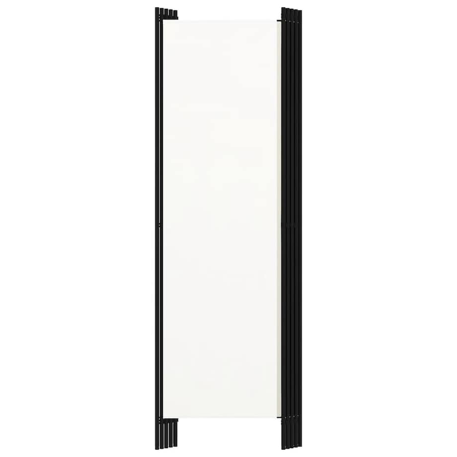vidaXL Parawan 5-panelowy, biały, 250 x 180 cm