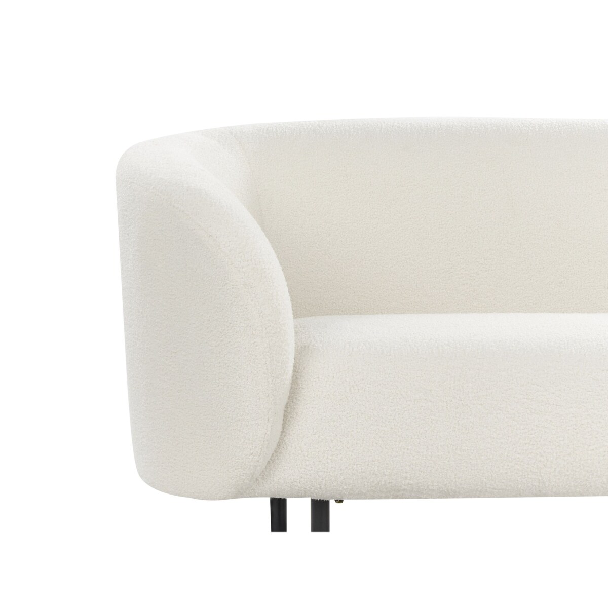 Sofa LOEN Boucle Biały dla 2 osób
