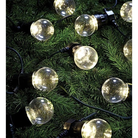 Lampki świąteczne światełka na choinkę 10 LED 3,6Wciepłe