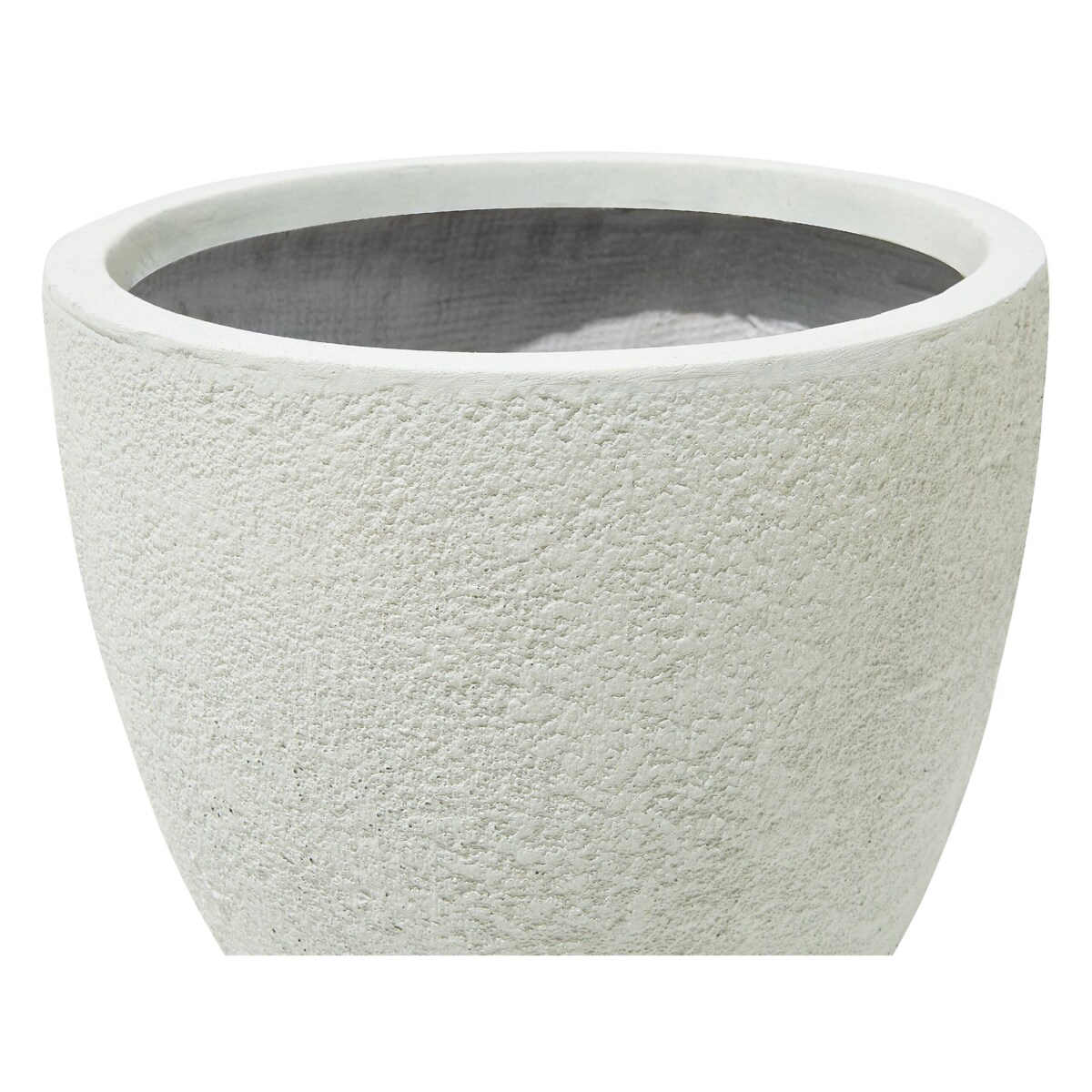 Doniczka 36 x 36 x 32 cm kremowa KANNIA