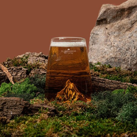 Szklanka Long Drink - Topographic - Mount Matterhorn