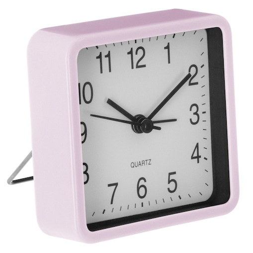 Cichy zegar stołowy do sypialni, budzik z mechanizmem QUARTZ