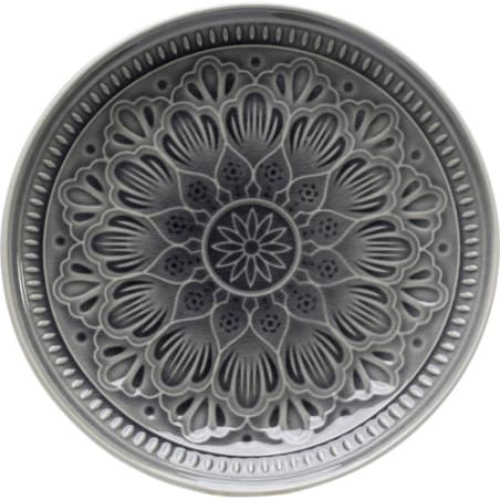 Talerz, patera, kamionkowa, Catalina 27,7 cm szary