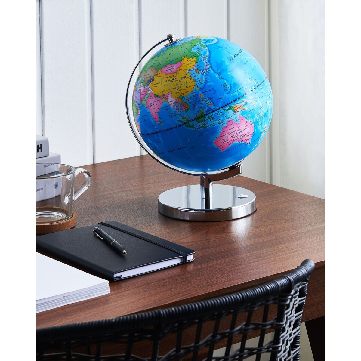 Globus LED STANLEY Niebieski 30 cm