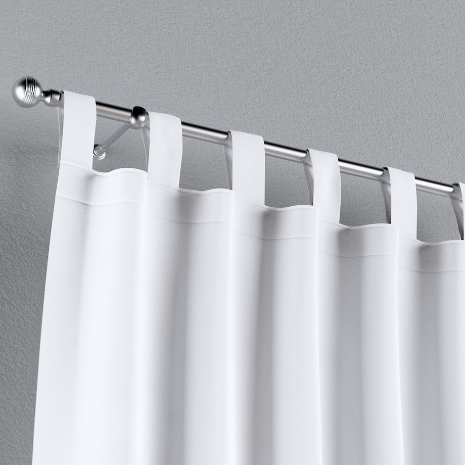 Zasłona na szelkach 1 szt. 130x245 śnieżnobiały