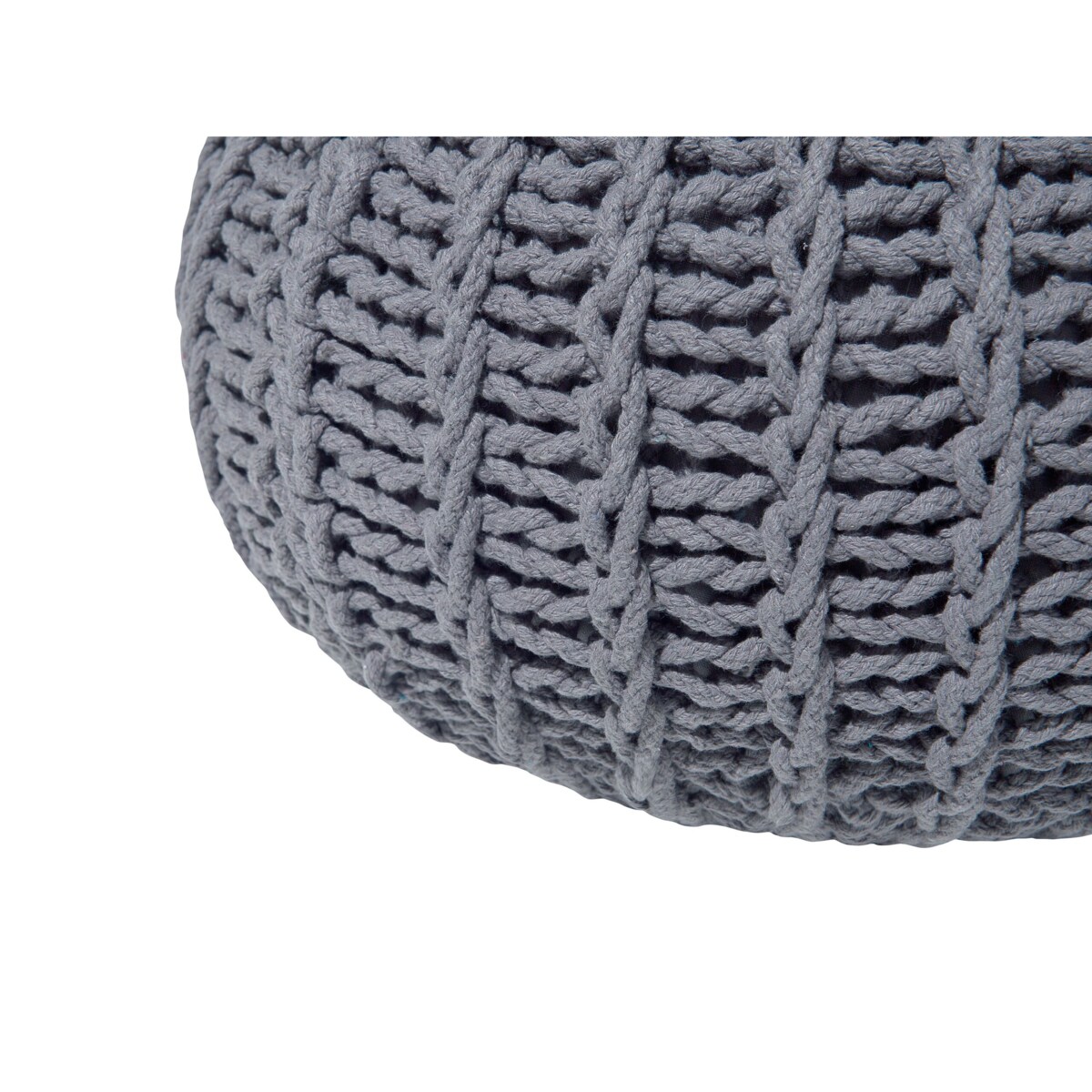 Puf 50 x 35 cm szary CONRAD II