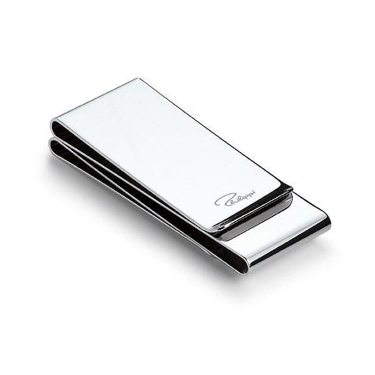 Klip na pieniądze 3 w 1 - nikiel połysk, 6 cm