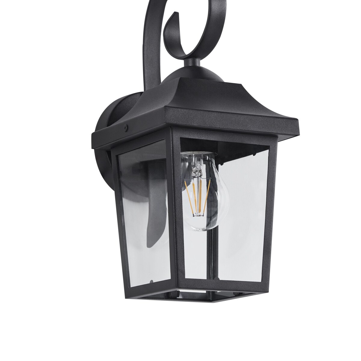 Lampa ścienna zewnętrzna czarna TANGON