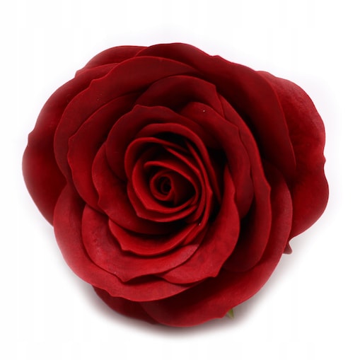 RÓŻA Z MYDŁA vintage jak żywa CZERWONA mydlana na bukiet prezent święta box