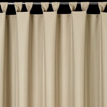 Zasłona Ogrodowa Tarasowa Taras 155 x 240 Beżowa na Szelkach Rzepy Zewnętrzna