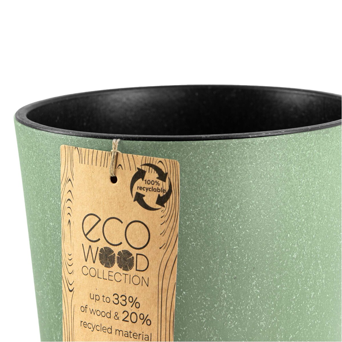 Donica Doniczka Ogrodowa 25 Cm Na Taras Do Ogrodu Domu Eco Wood Zielony