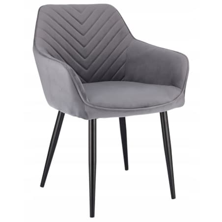 KRZESŁO welur TAPICEROWANE do jadalni PIKOWANE