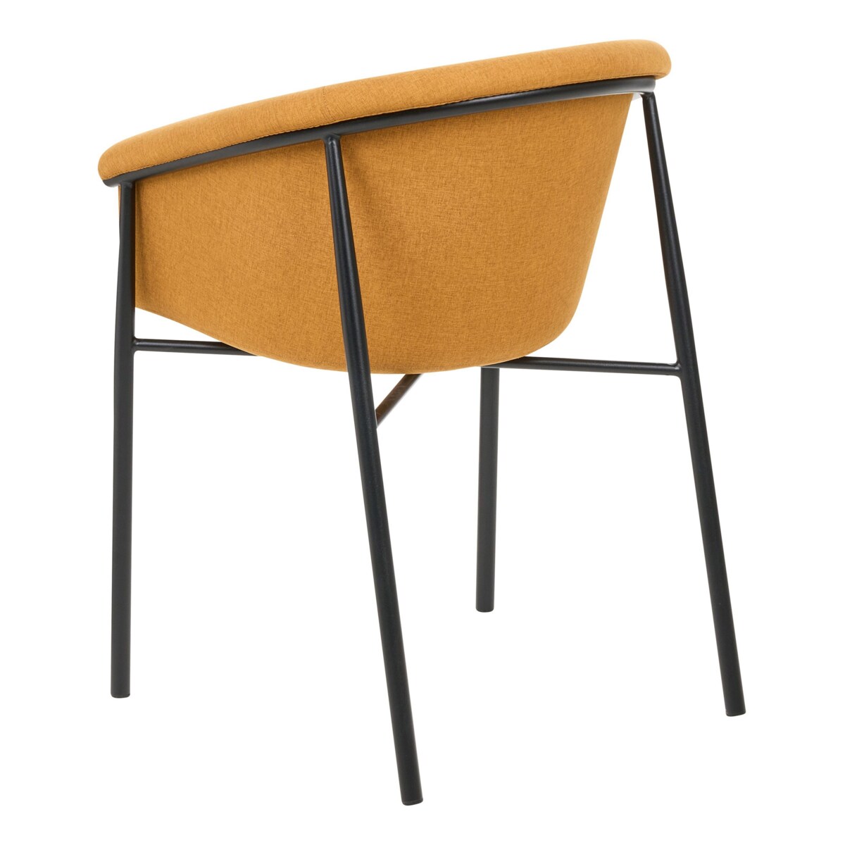 Zestaw 2 krzeseł do jadalni pomarańczowy AMES