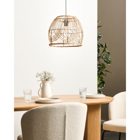 Lampa wisząca POSTRERO Rattan Naturalny