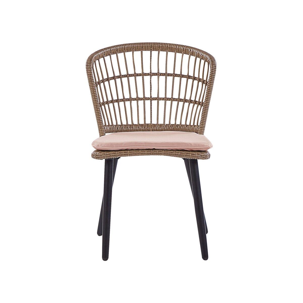 Zestaw ogrodowy dla 6 osób ALIANO z poduszkami Technorattan Pastelowy róż