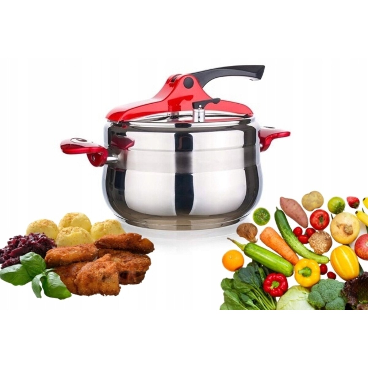 SZYBKOWAR GARNEK PAROWY DO szybkiego GOTOWANIA obiadu GRANDE banquet 5 L