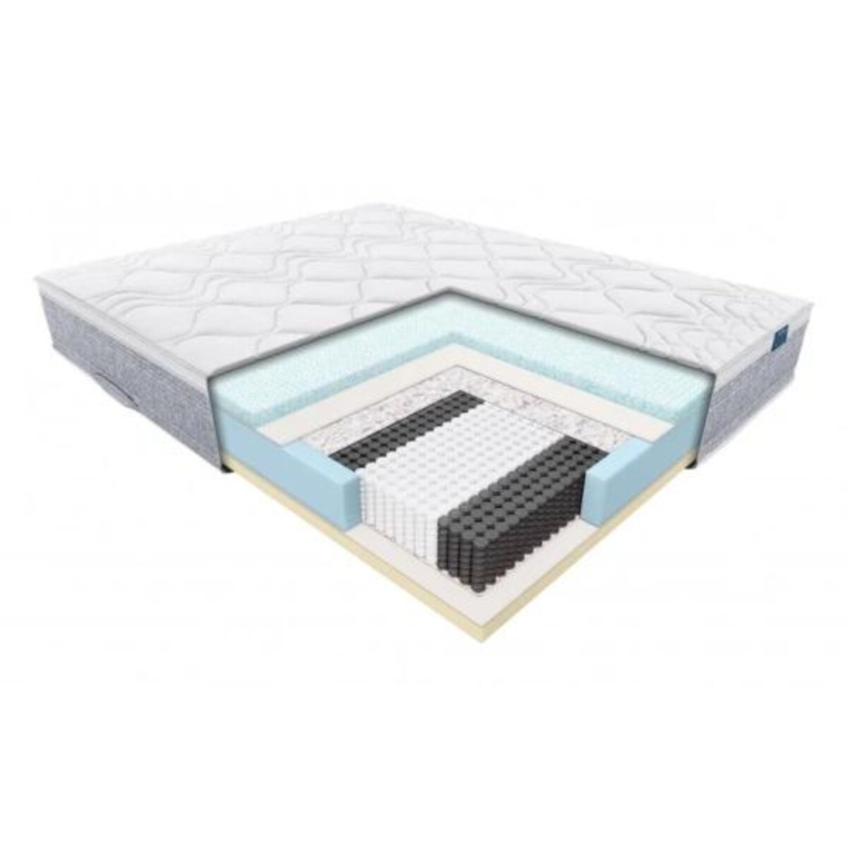 Materac Janpol Nolli 180 x 200 cm Adaptive Grey