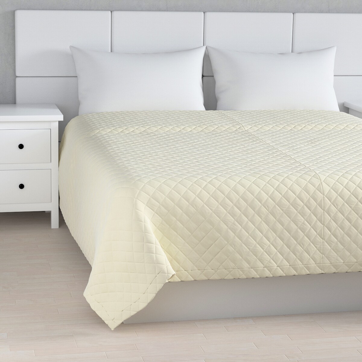 Narzuta Posh Velvet 130x210 śmietankowa biel