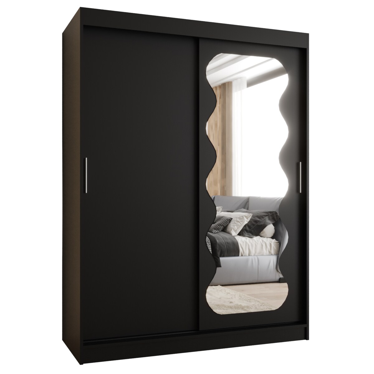 Szafa przesuwna SPOTI 150 czarny