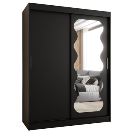 Szafa przesuwna SPOTI 150 czarny