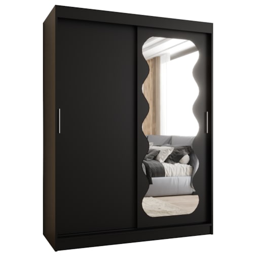 Szafa przesuwna SPOTI 150 czarny