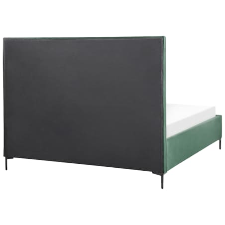 Zestaw mebli do sypialni welur 180 x 200 cm zielony SEZANNE