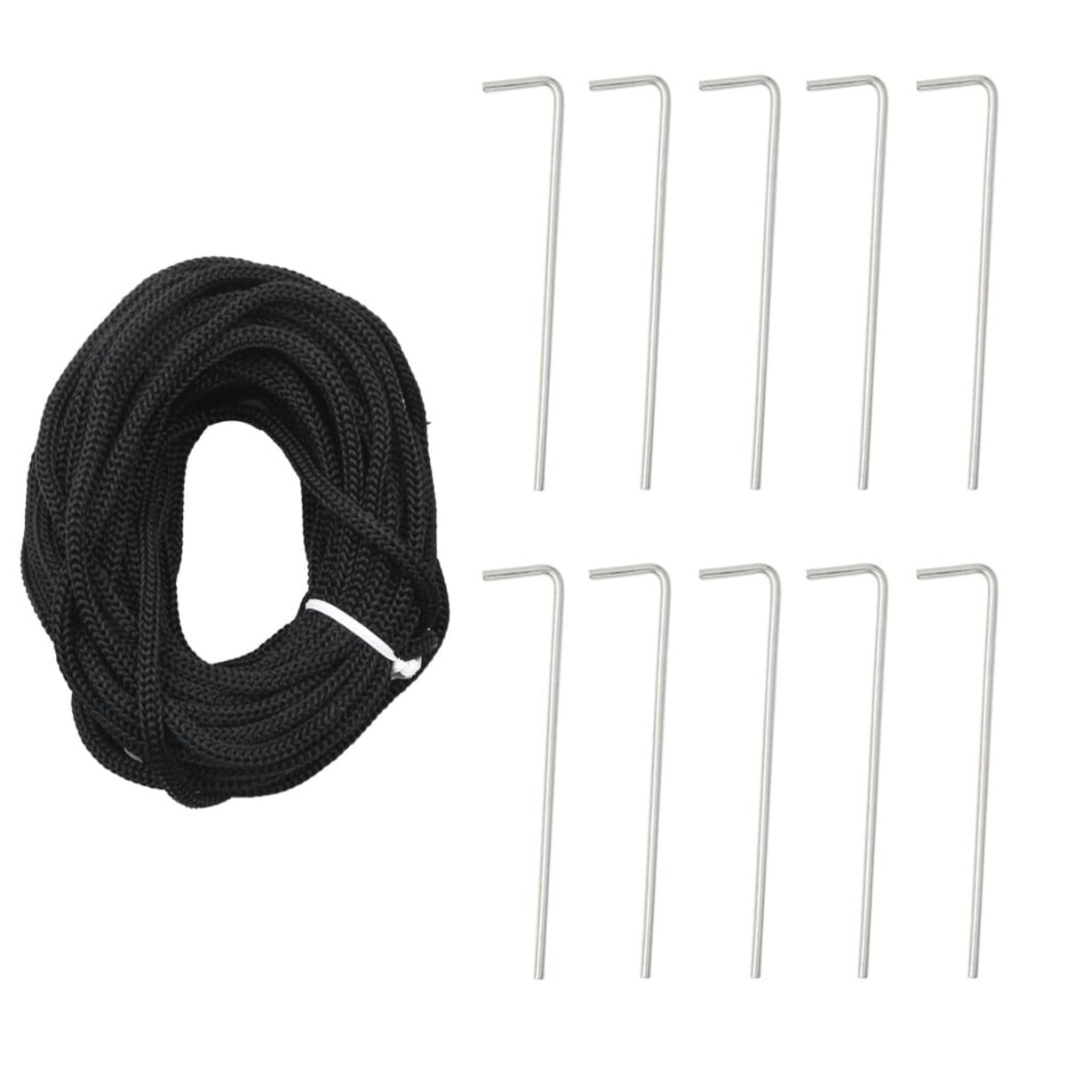 vidaXL Choinka LED na maszcie 550 LED Zimna biel 300 cm