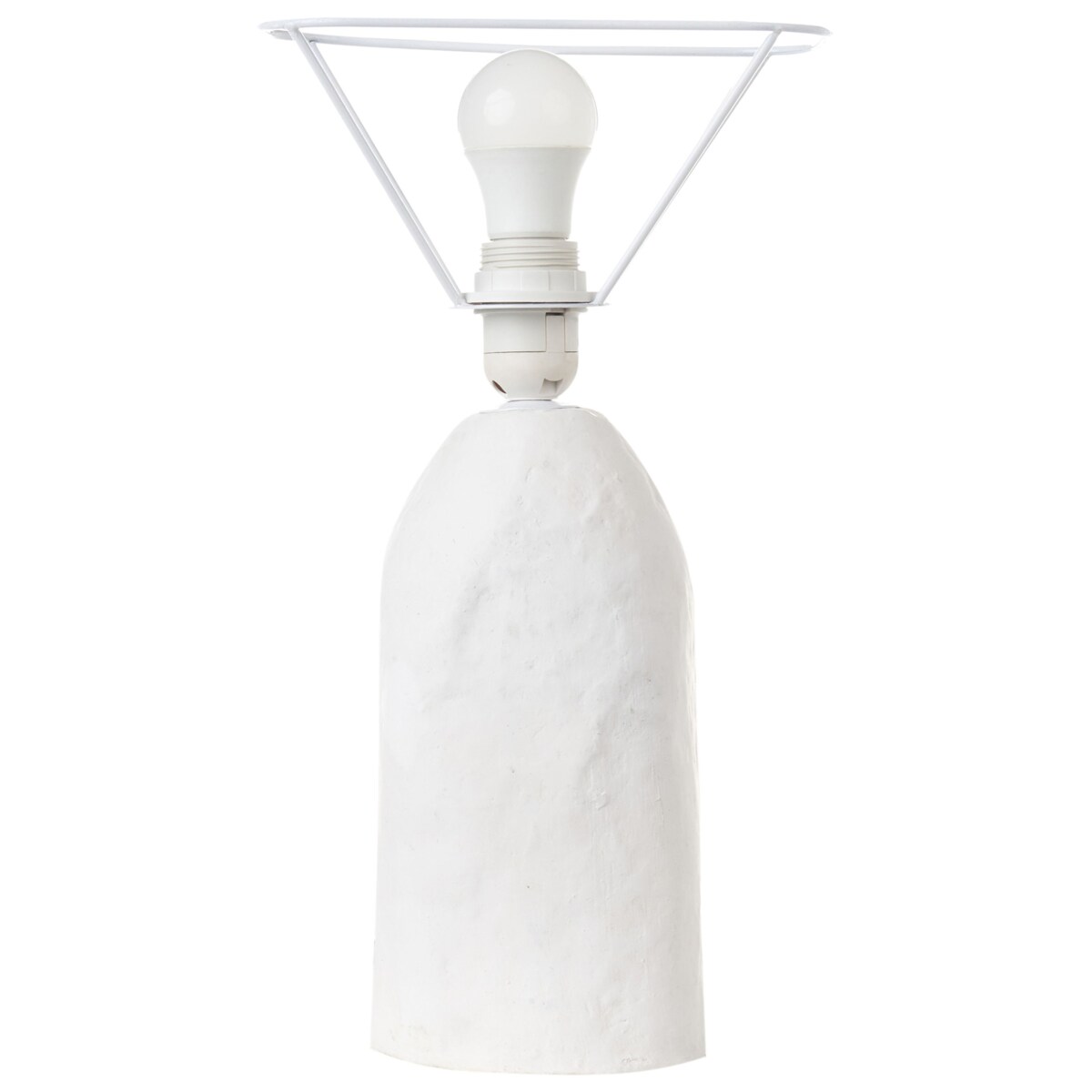 Lampa stołowa CARRASCO Papier-mâché Biały