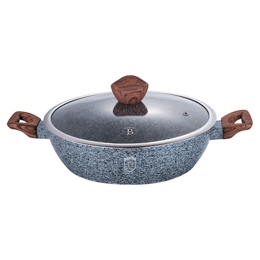 Wok z powłoką granitową 32cm 4.9L BERLINGER HAUS Forest Line