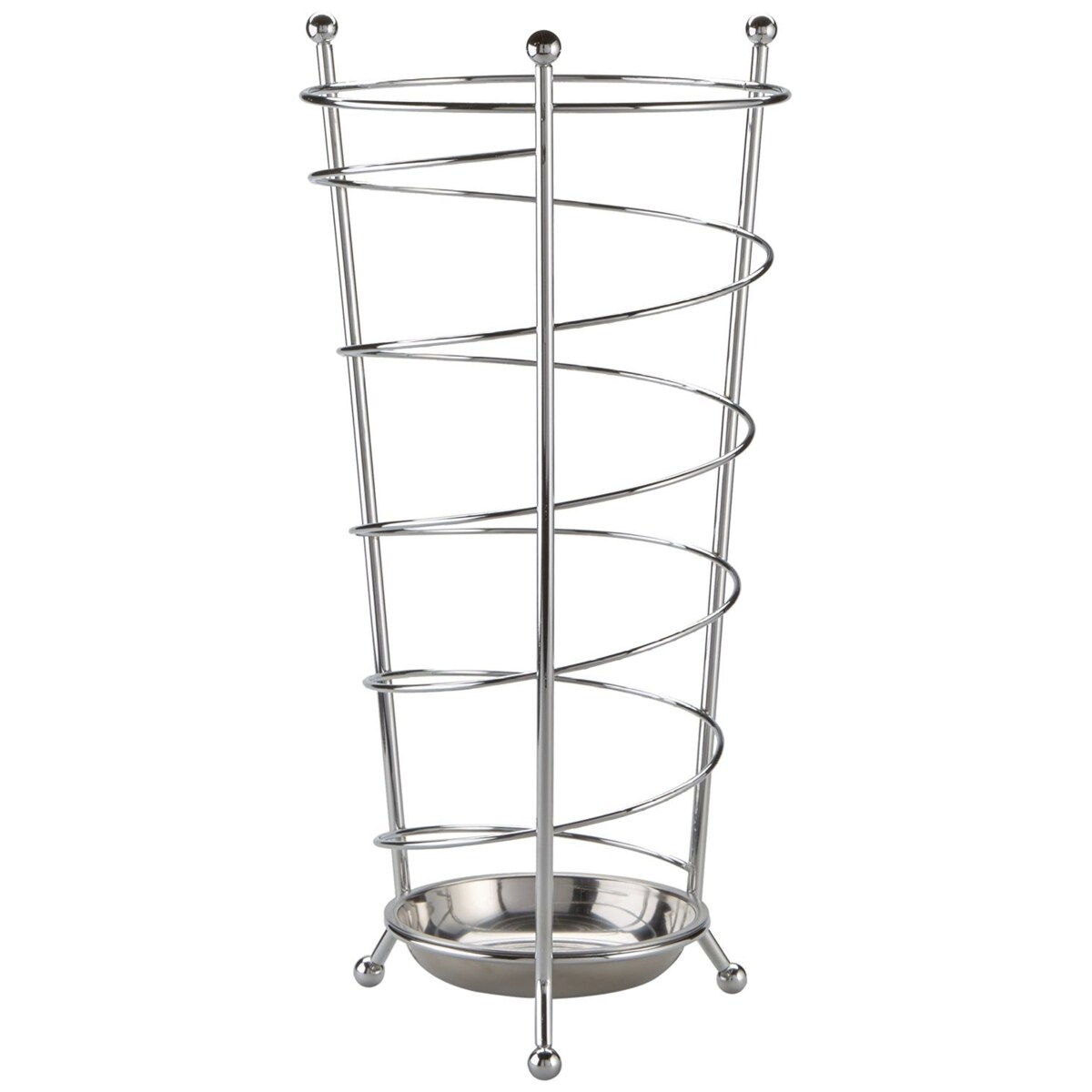 Stojak na parasolki, stal chromowana, ZELLER