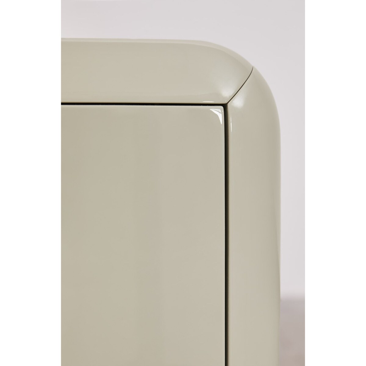 Komoda z płyty MDF błyszcząca Alazne 160x45 cm miętowa