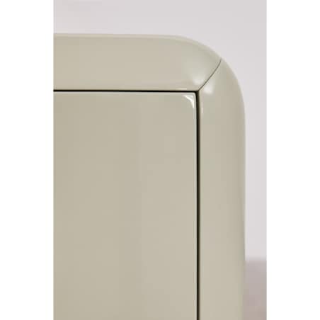 Komoda z płyty MDF błyszcząca Alazne 160x45 cm miętowa