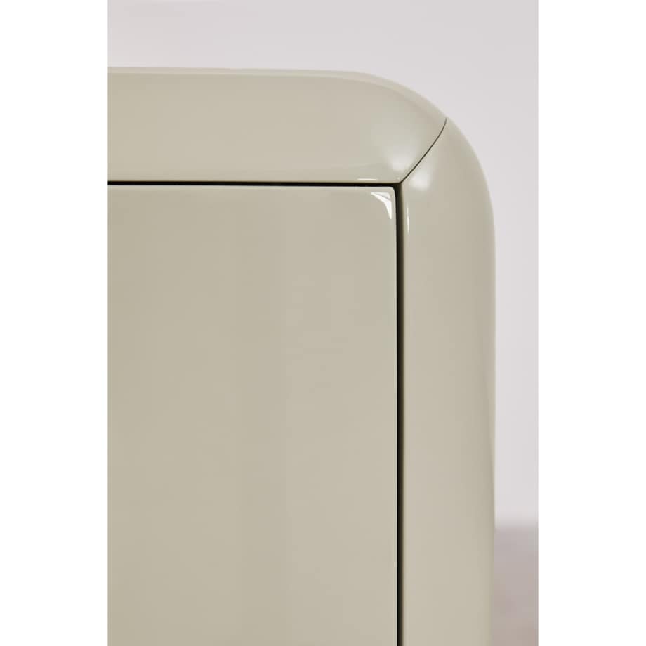 Komoda z płyty MDF błyszcząca Alazne 160x45 cm miętowa