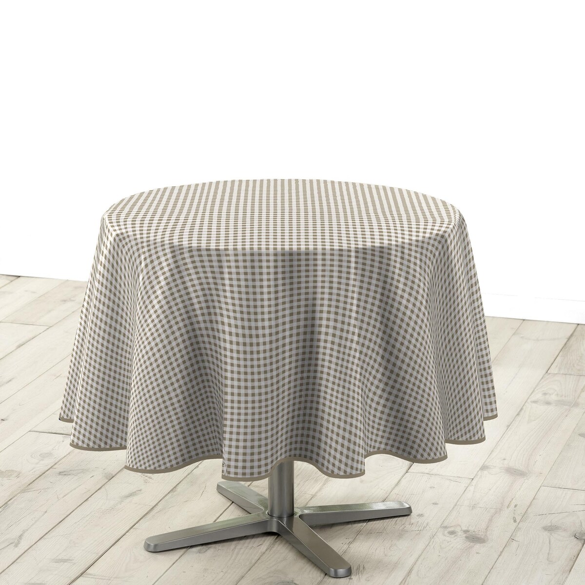 Obrus okrągły MINI VICHY, Ø 160 cm, kratka